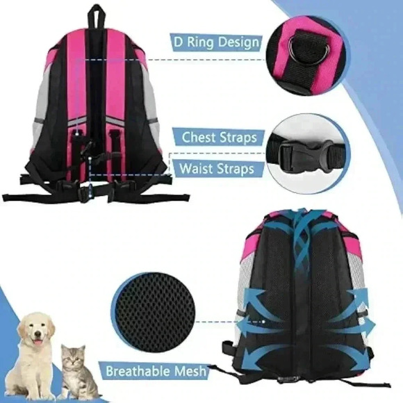 Pink Pet Dog /  Cat Carrier - Picture 4 of 9
